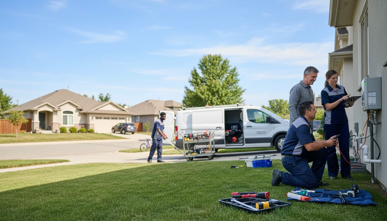Tankless water heater service in Lotus, CA